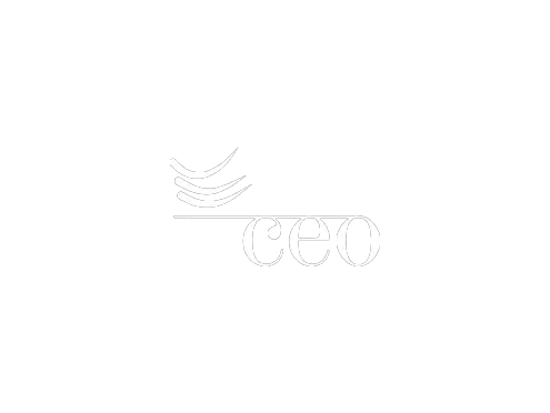 CEO white logo